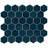 Tribeca 2" Hex Glossy 11-1/8 " x 12-5/8 " Porcelain Mosaic Floor & Wall Tile-51020431