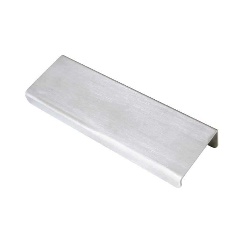 Poignée de tabouret Tab 3,75 "Tab to Modern, Acier inoxydable brossé