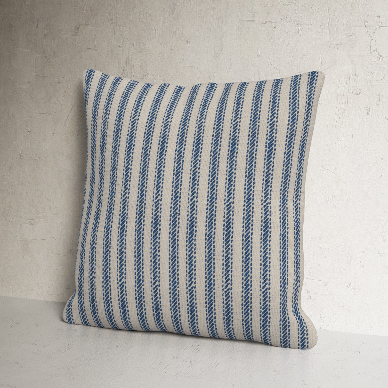 Percy 20" x 20" Cotton Pillow Cover, Natural/Gray, Pillow Cover Only - No Insert