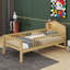 Lit plateforme en bois Alevras avec tête de lit en forme de maison, rangement à DEL et rangement intégré-335837767-349429534