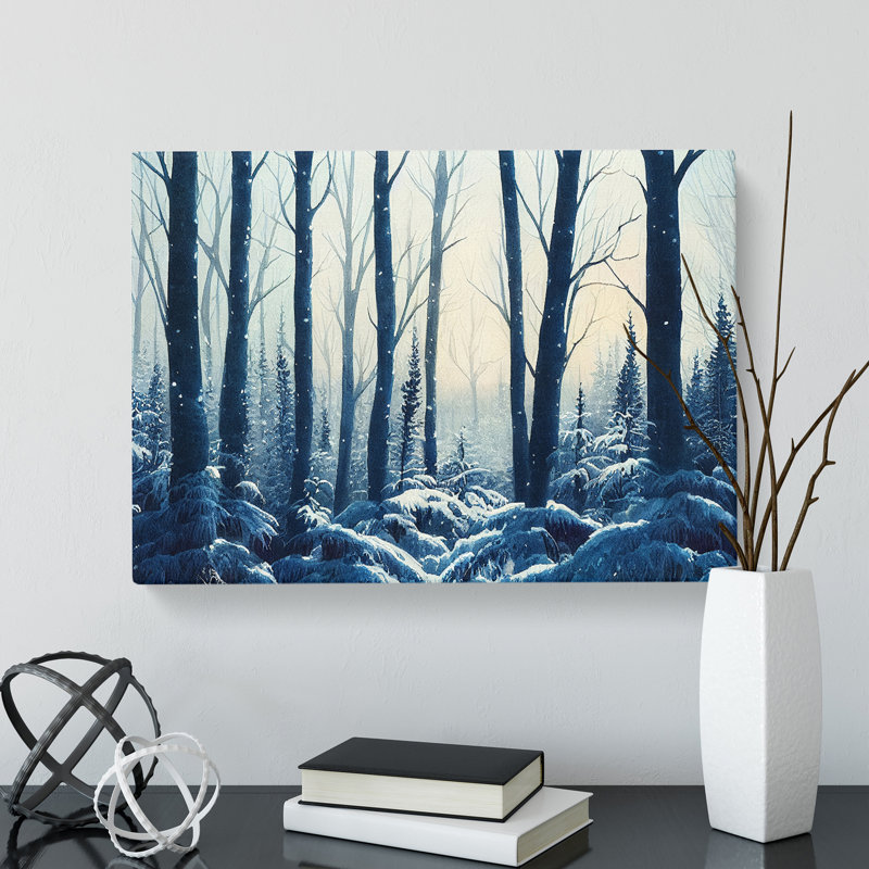 Watercolour Winter Forest Vol.3 - Wrapped Canvas
