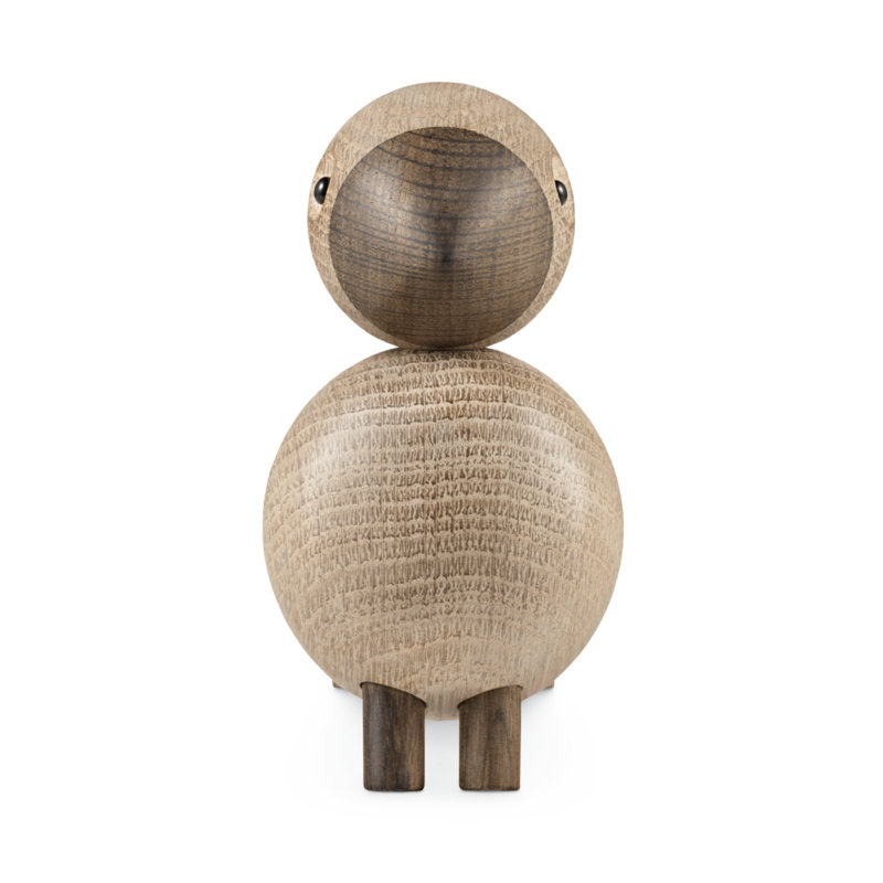 Songbird Ernst Figurine, 6.1" H x 6.3" W x 3.1" D, Oak/Smoked Oak, 1