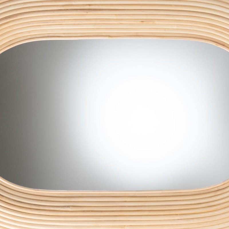 Miroir d'appoint mural brun naturel Morrison