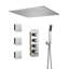 Système de douche thermostatique 3 fonctions avec 3 jets de corps et valve brute AquaRhapsody-69991490