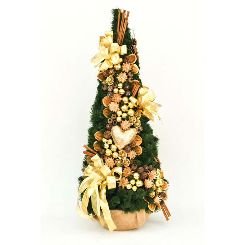 Artificial Pine Christmas Tree, 3.61ft H x 1.48ft W x 1.48ft D
