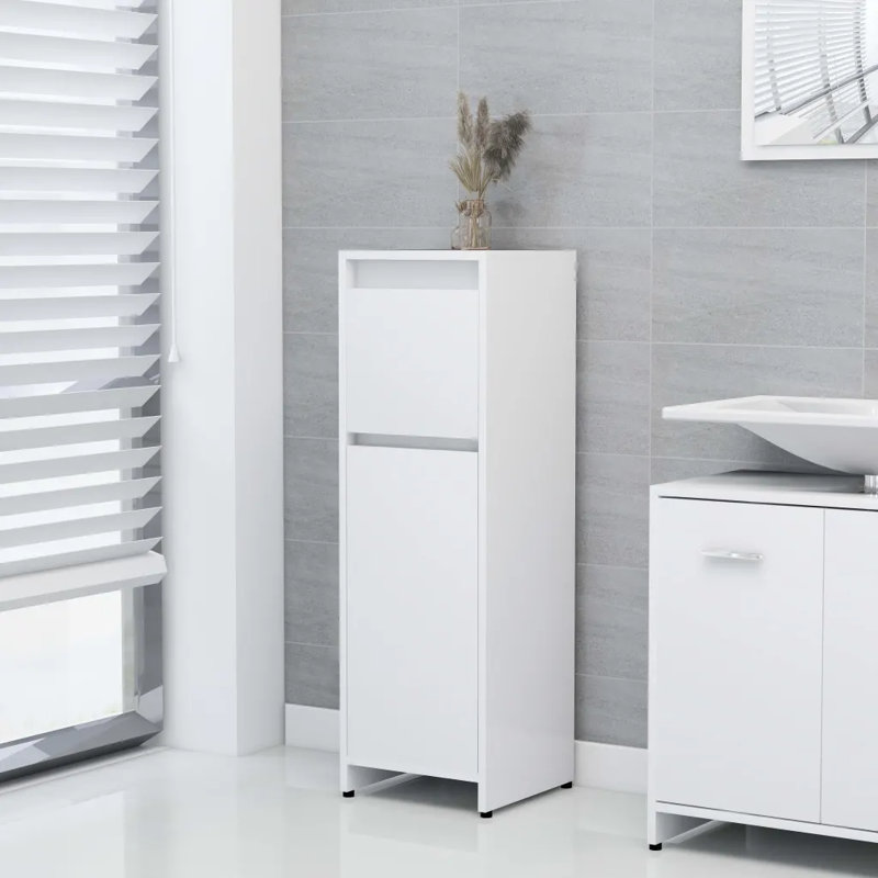 Avrohom Bathroom Cabinet, White
