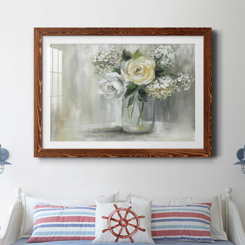 «Summer Nuance II» par J Paul, reproduction d'art sur papier encadrée, H 31 po x l 44 po x P 1 po, Brun