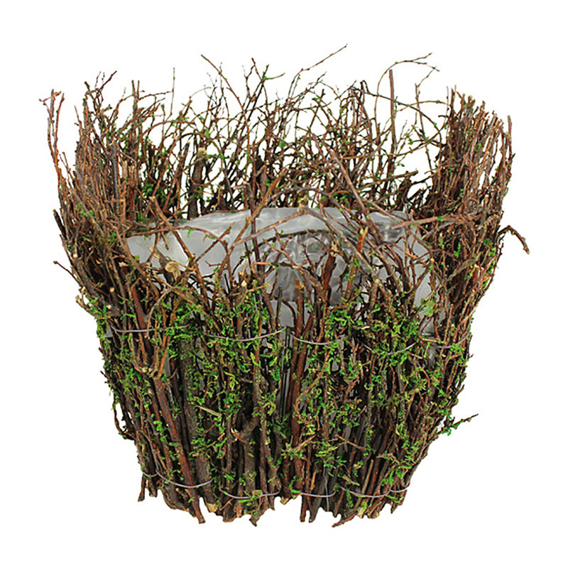 Panier en mousse, H 7 po x l 7,75 po x P 7,75 po