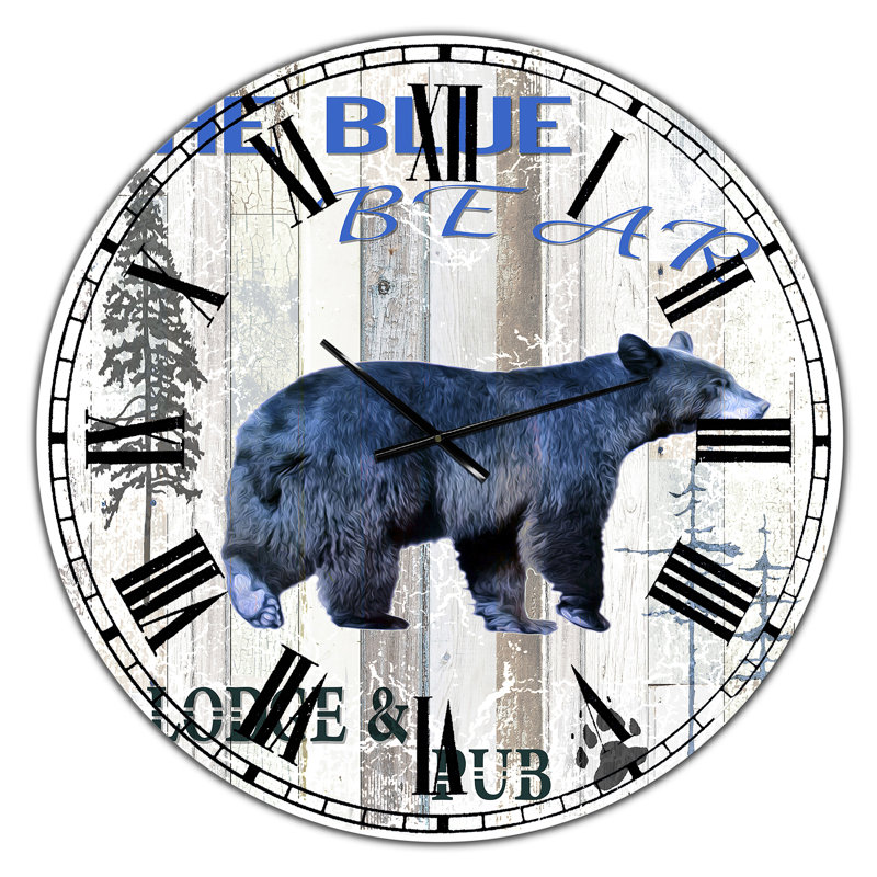 Horloge murale The Blue Bear, Moyen