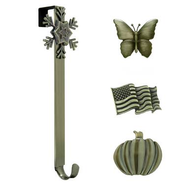 Three Posts™ Metal 18.7'' Wreath Hanger & Reviews