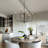 Jacinta 8 - Light Dimmable Large 37" Modern Classic / Traditional Dining Room Chandelier