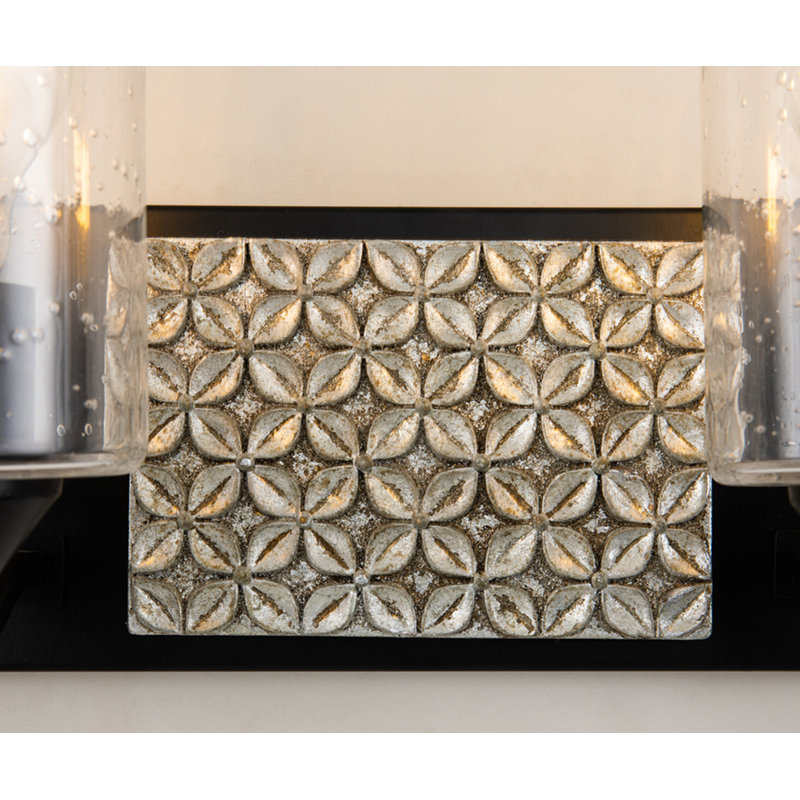 Arcadia 2 - Light Vanity Light, Black/Silver