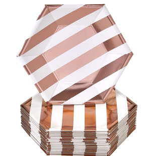 Disposable Paper Appetizer Plate (Set of 24)