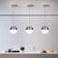 Luminaire suspendu sphère 1 lumière DEL Cobden-294502069