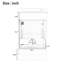 Aurelius 20" Freestanding Bathroom Vanity with Ceramic Sink, Adjustable Shelf & Door-Mounted Storage Rack-2045925450