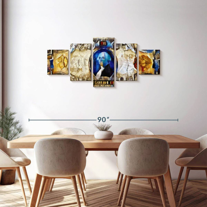 Abstract Money Bill, 30" H x 68" W