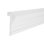 Plastic 1 In. X 2-5/8 In. X 96 In. Length Wall Base in Off White