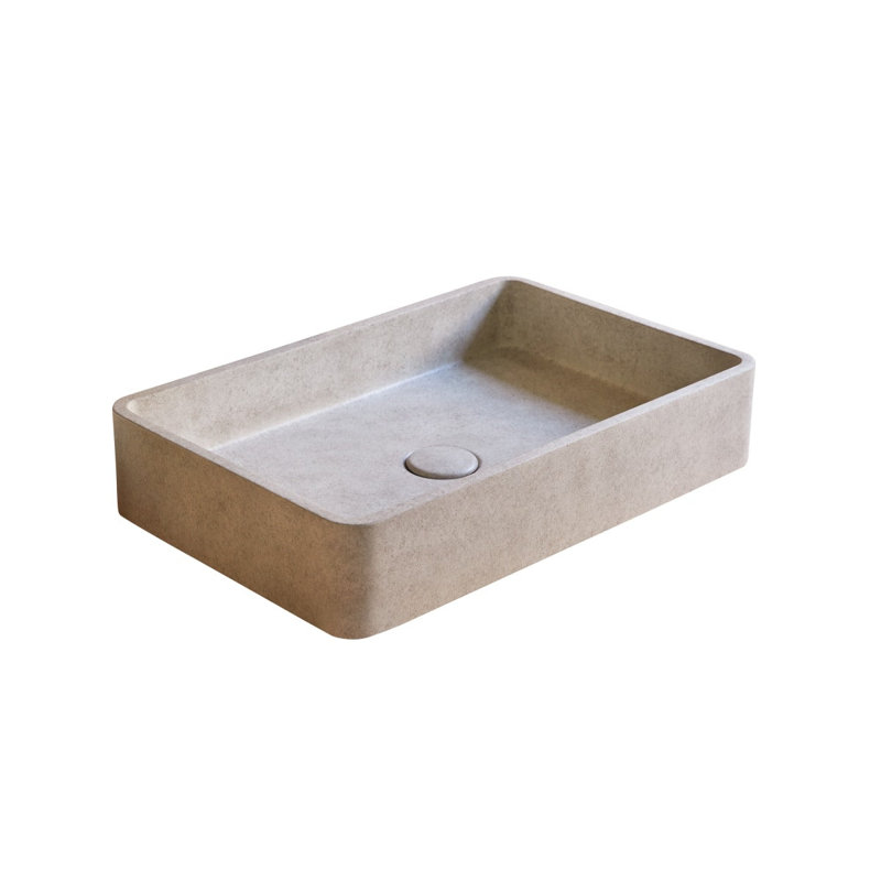 Iris Terrazzo Bathroom Sink, Gray
