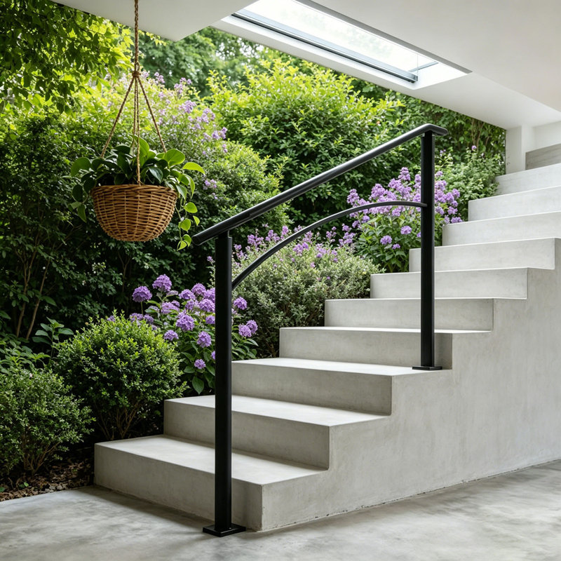 Ensemble de rampes d'escalier