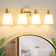 Luminaire de meuble-lavabo avec abat-jour opale Parker