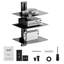 Metal 5.1cm H Media Shelves
