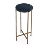 Nigella Marble and Cross Legs Side Table