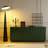 Modern Buffet Cabinet with 3D Textured Doors and Ample Storage for Living Room or Kitchen-1365337611
