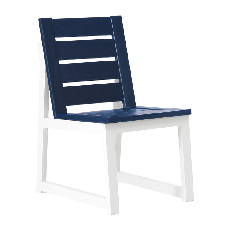 Chaise d'appoint pour l'extérieur, Bleu