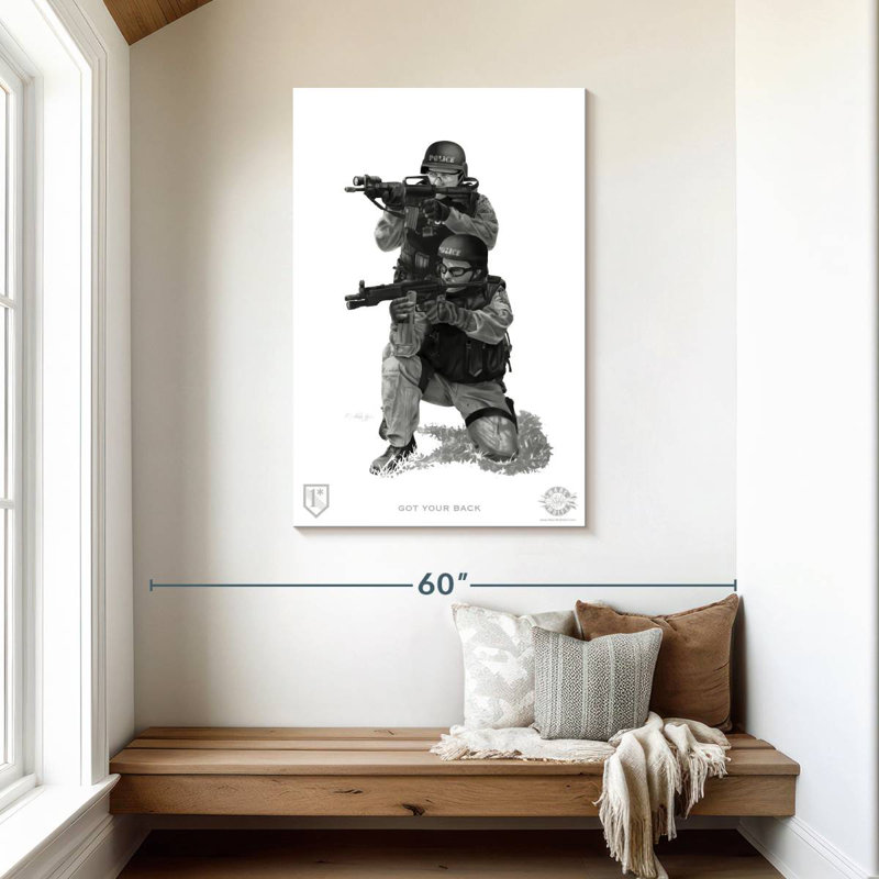 Got Your Back, 45" H x 30" W