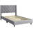 Permelia Upholstered Bed Tufted Headboard with Wing Side