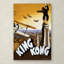 « king kong 6 », affiche rétro sur toile-21650127