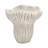 9.3X9x8.7" Sand And Cement Coral Planter With Textured Beige Finish