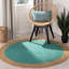 Tapis en jute de fibre naturelle tissé à la main Vicksburg-1991453407