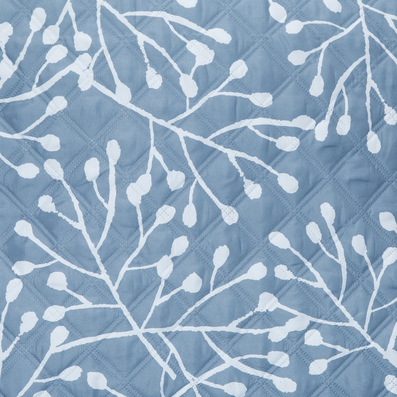 Housse pour causeuse à coussins carrés / rectangulaires, Polyester bleu