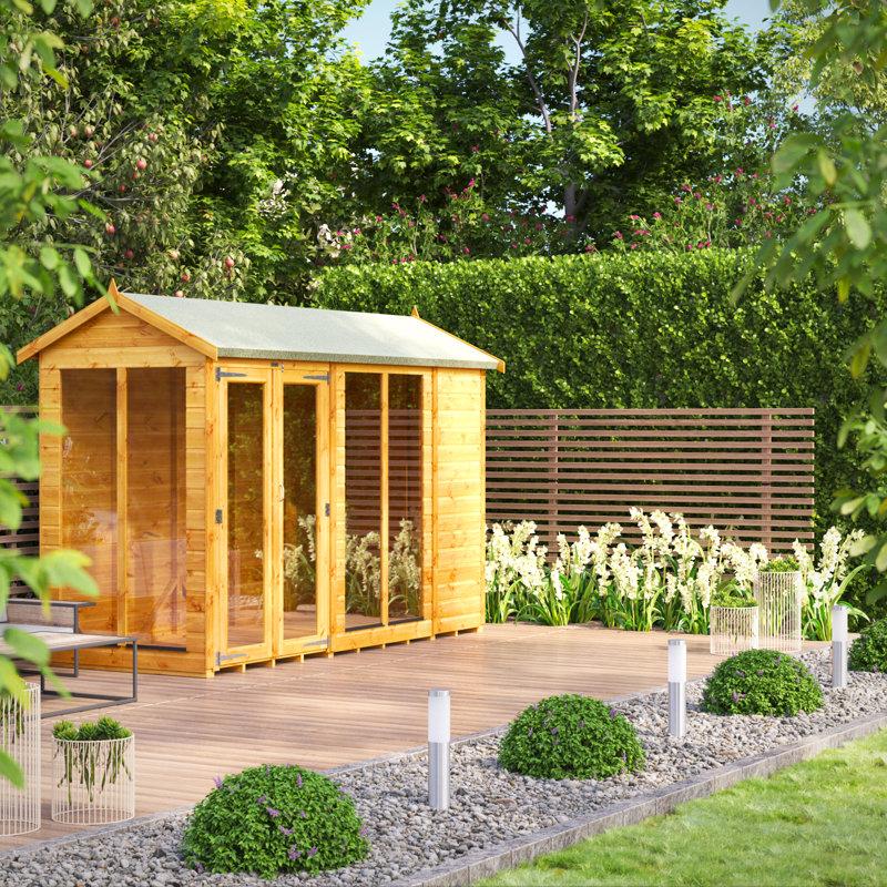 Powersheds 10 x 4ft Timber Tongue & Groove Apex Summerhouse