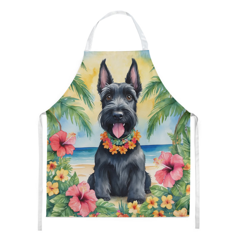 Tablier Scottish Terrier Luau