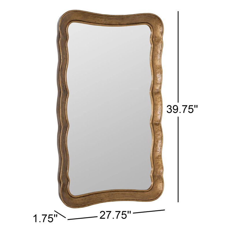 Elligton Wavy High-Density Polyethylene (HDPE) Mirror