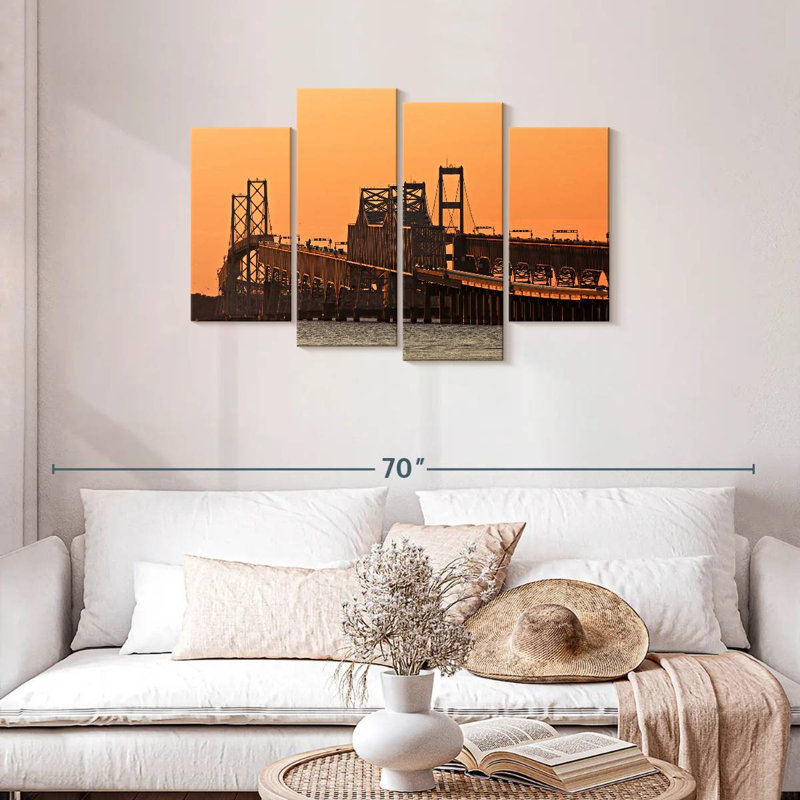 Lilie Chesapeake Bay Bridge, H 27 po x l 43 po