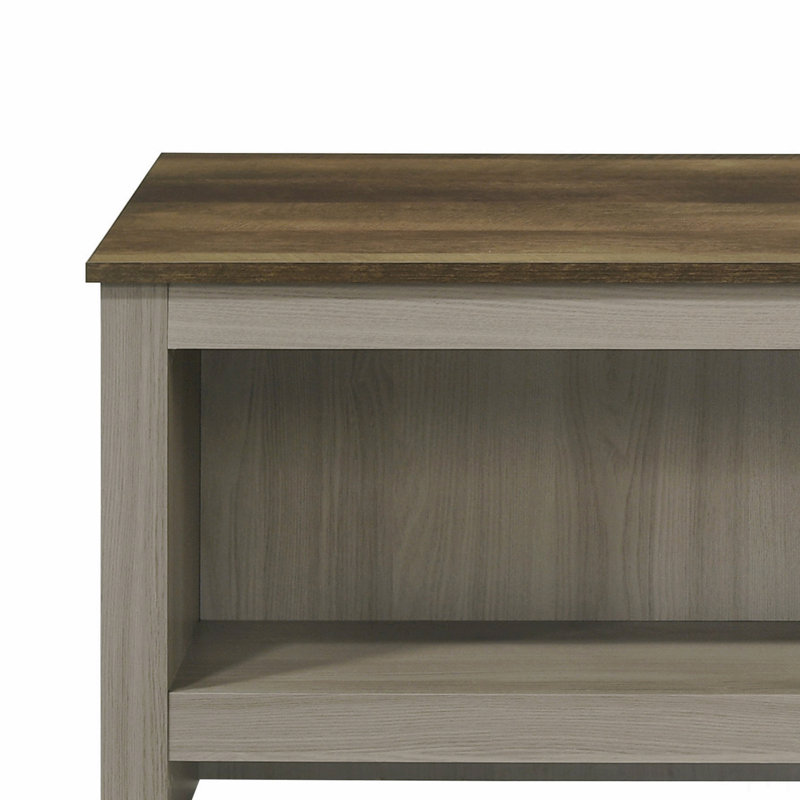 Coffee Table With Open Shelves Front And Back