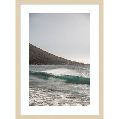Sandy Bay Beach by Shot by Clint Wood Framed Wall Art Print