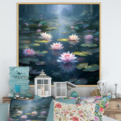 Magical Lotus Lily Pad Pond I - impression