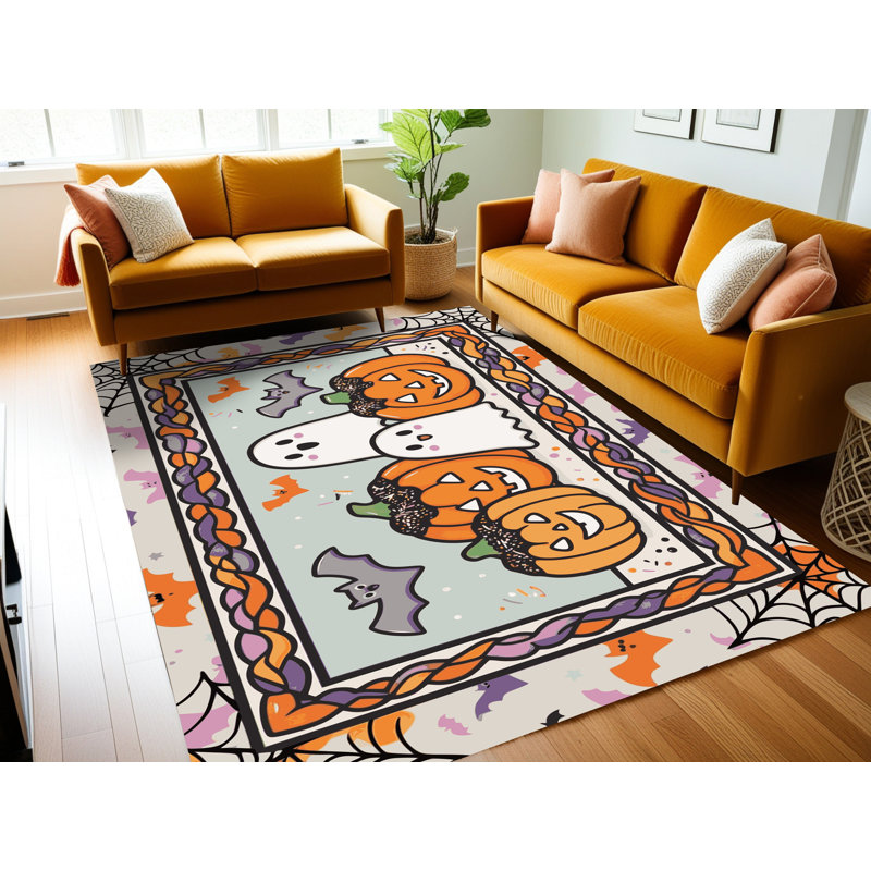 Tapis de Noël lavable The Holiday Aisle®, Tapis de couloir 2 pi x 4 pi
