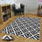 Stylish Woven Carpet, 5.2 x 7.5 Feet | 100% Polyester, 0.3 in Pile Height, Antibacterial, Non-Slip PVC Dot Underside | Machine Washable, 3D Digital Print | Perfect for Living Room, Bedroom & Home Décor-1196266546