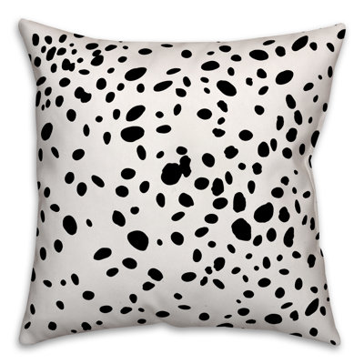  Dalmatian Spots Throw Pillow
