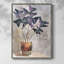 Oxalis dans un vase I, reproduction encadrée - bois massif-2130287639