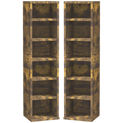Anbria 115cm H x 30cm W Bookcase