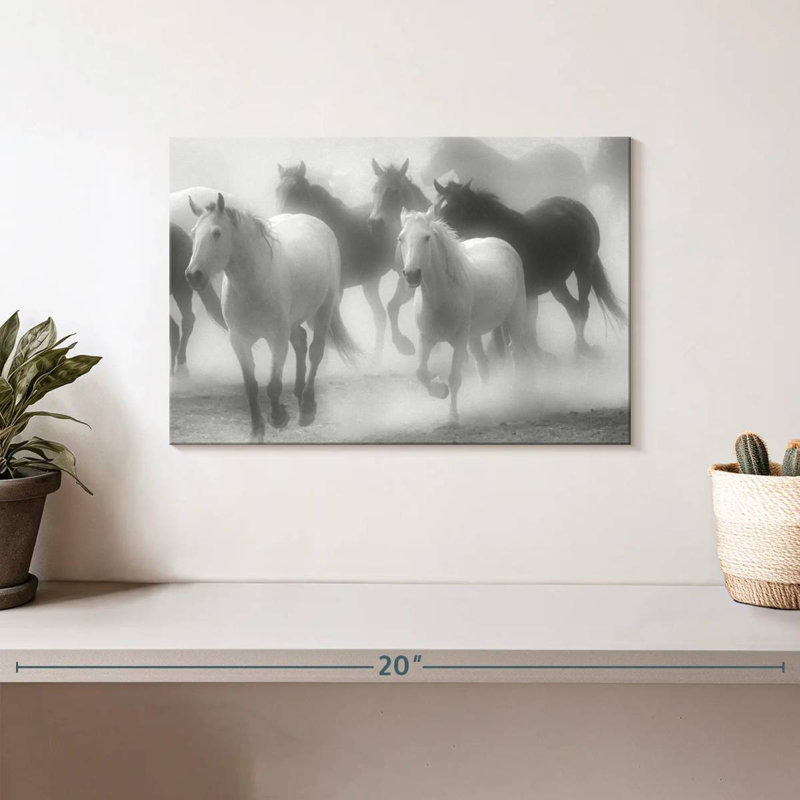 Équipe de chevaux Brampt BW, H 8 po x l 12 po