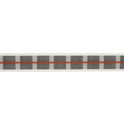 Schumacher x Stephanie Seal Brown Calcada Tape Wide