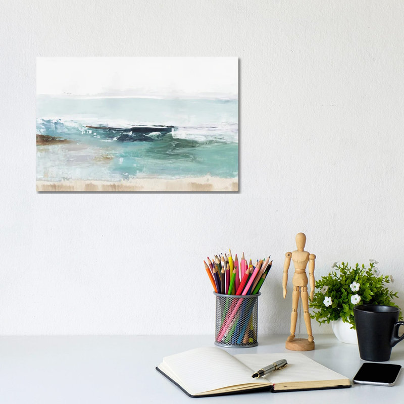 Emerald Waters by Tom Reeves - Wrapped Canvas Painting, 20.32 cm H x 30.48 cm W