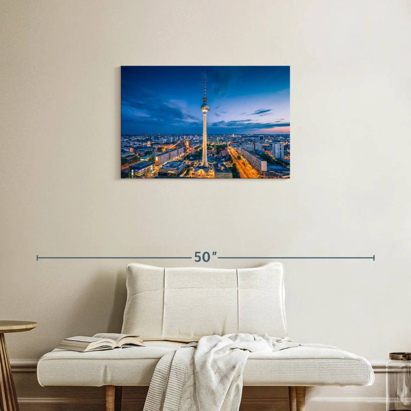 Rorry Alexanderplatz TV Tower, 20" H x 30" W